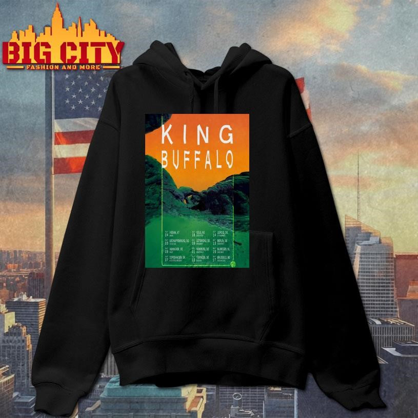 King Buffalo Tour Europe in May of 2026 Poster Shirt