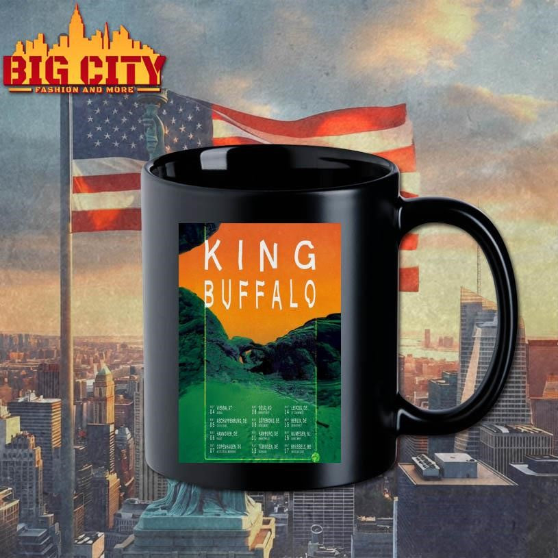 King Buffalo Tour Europe in May of 2026 Poster Shirt