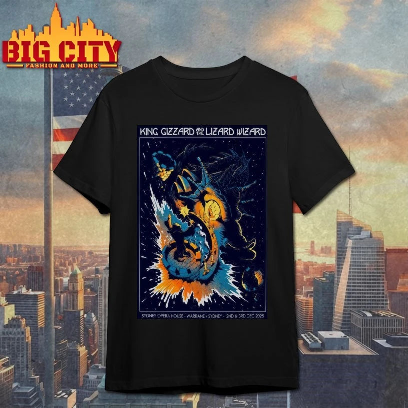 King Gizzard And The Lizard Wizard Dec 2-3 2025 Sydney Opera House In Sydney AUS Poster shirt