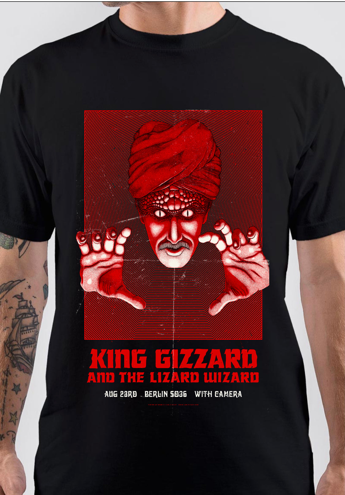 King Gizzard Art T-Shirt Hoodie, Sweatshirt | PureTeeCo.com
