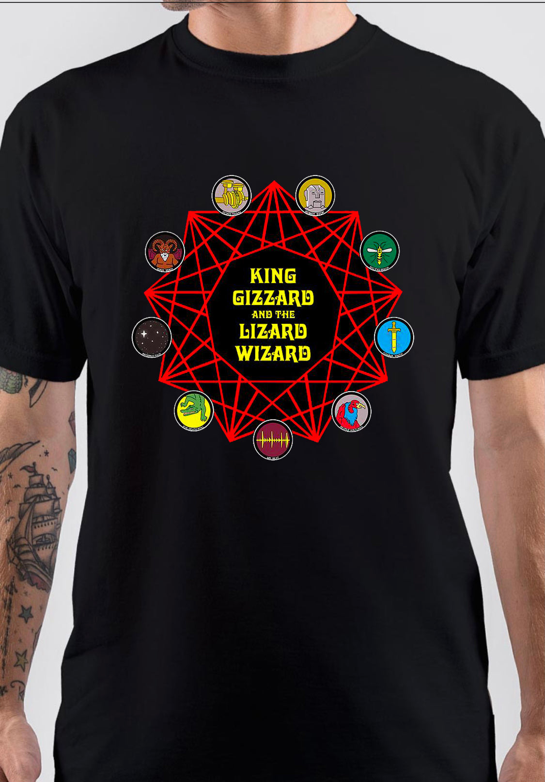 King Gizzard Logo T-Shirt Style001 Hoodie, Sweatshirt | PureTeeCo.com