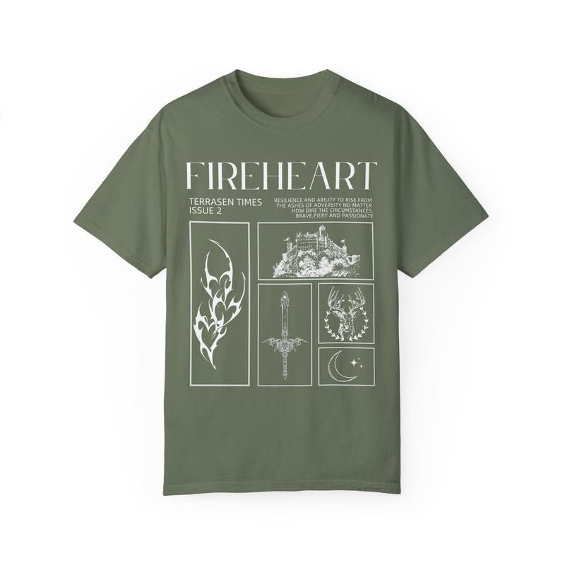 Kingdom Of Ash T-Shirt Throne Of Glass Bookish Merch Aelin Galathynius Sarah J Maas Booktok Merch SJM Universe Acotar...