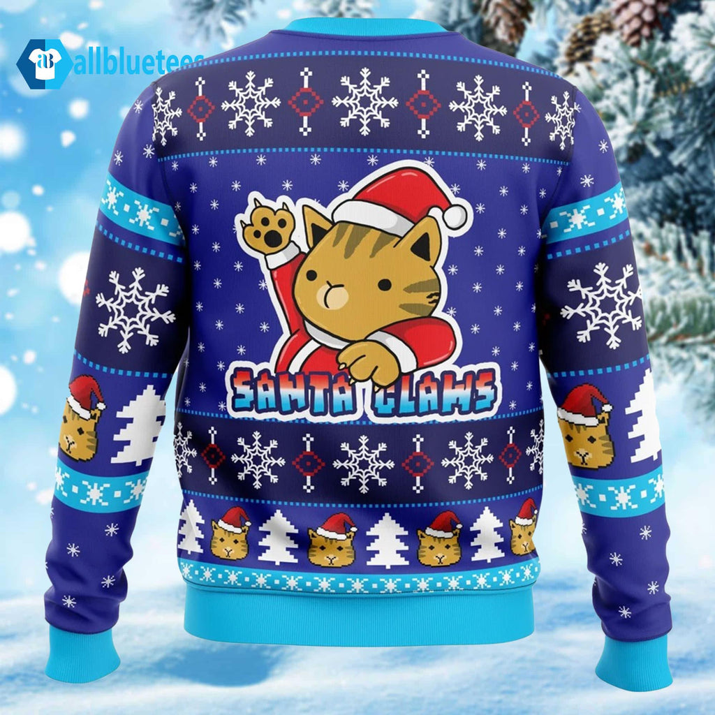 Kitty Claws Christmas Ugly Sweater
