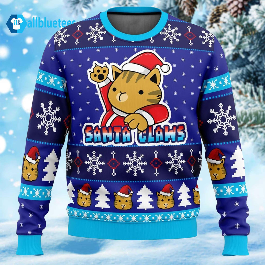 Kitty Claws Christmas Ugly Sweater