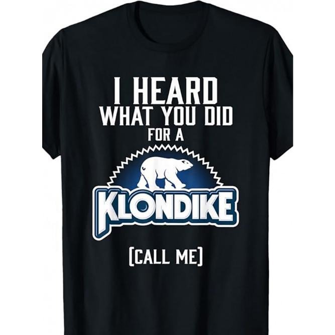 Klondike Novelty Graphic T-Shirts - Women's and Men's Short Sleeves Daily Wear Shirts for Holiday Styles