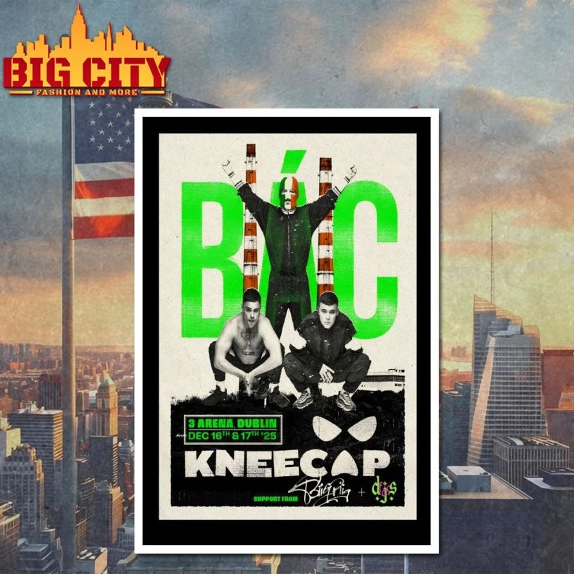 Kneecap 12-16 12-17-2025 3Arena In Dublin Ireland Poster shirt