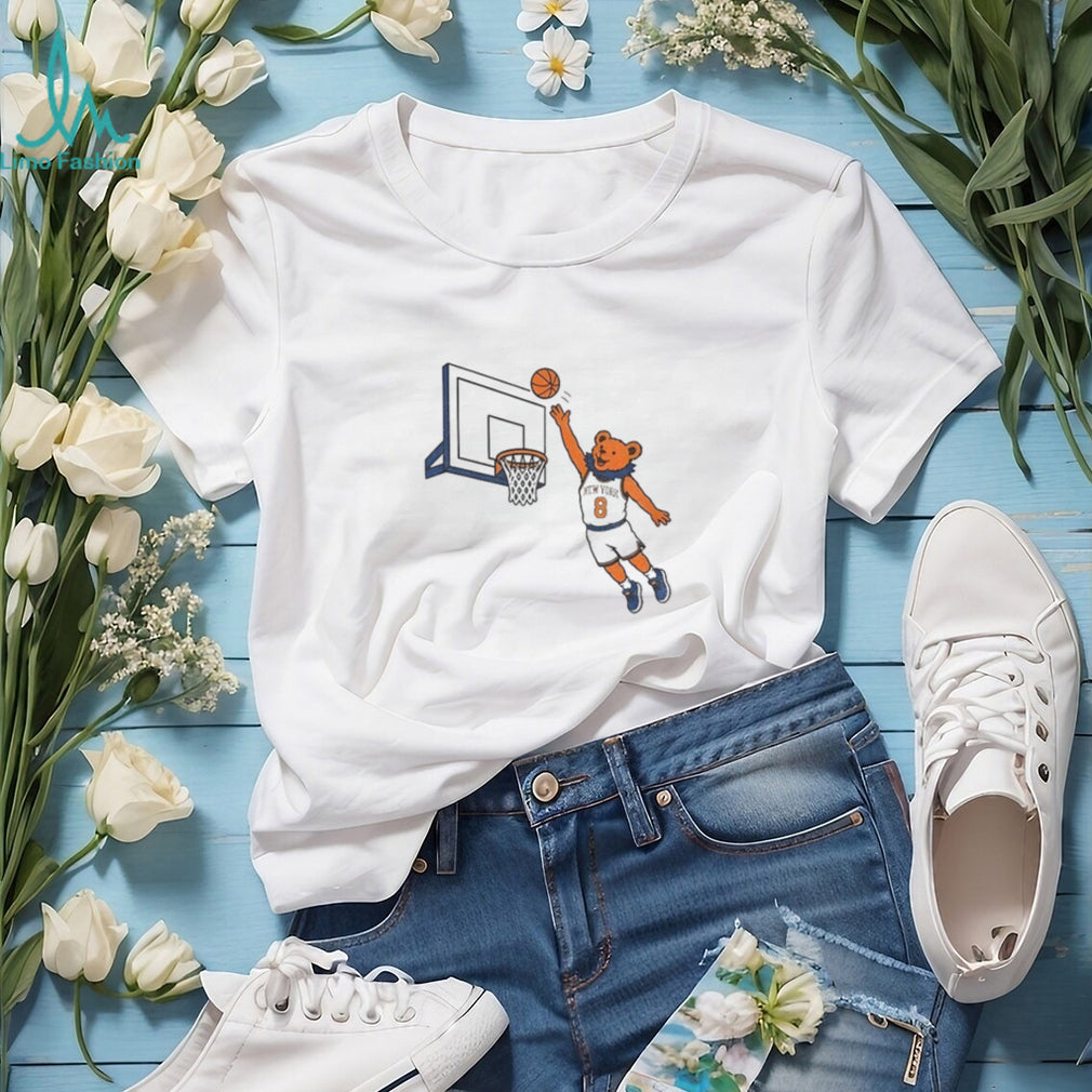Knicks Dancing Bear OG Anunoby Tip In Grateful Dead Inspired NY shirt