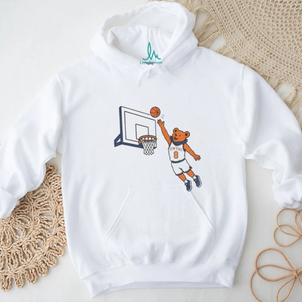 Knicks Dancing Bear OG Anunoby Tip In Grateful Dead Inspired NY shirt