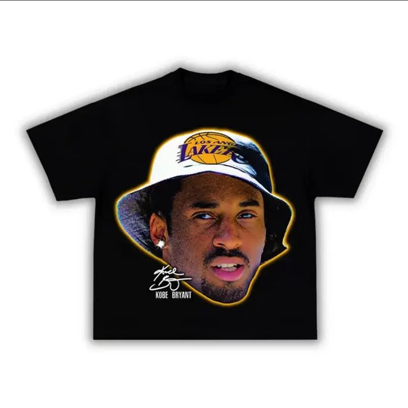 Kob4 Legend Big Face Tee, The Black Mamba Graphic Shirt Hoodie, Sweatshirt | PureTeeCo.com