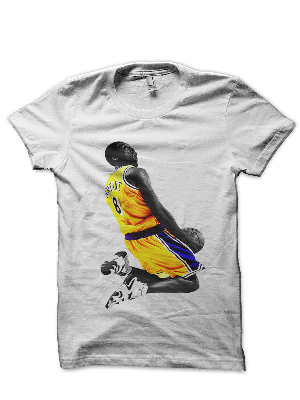 Kobe Bryant White T-Shirt Style003 Hoodie, Sweatshirt | PureTeeCo.com