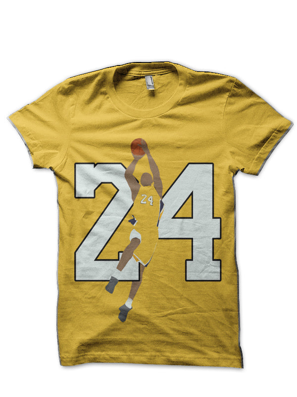 Kobe Bryant Black Mamba Yellow T-Shirt Hoodie, Sweatshirt | PureTeeCo.com