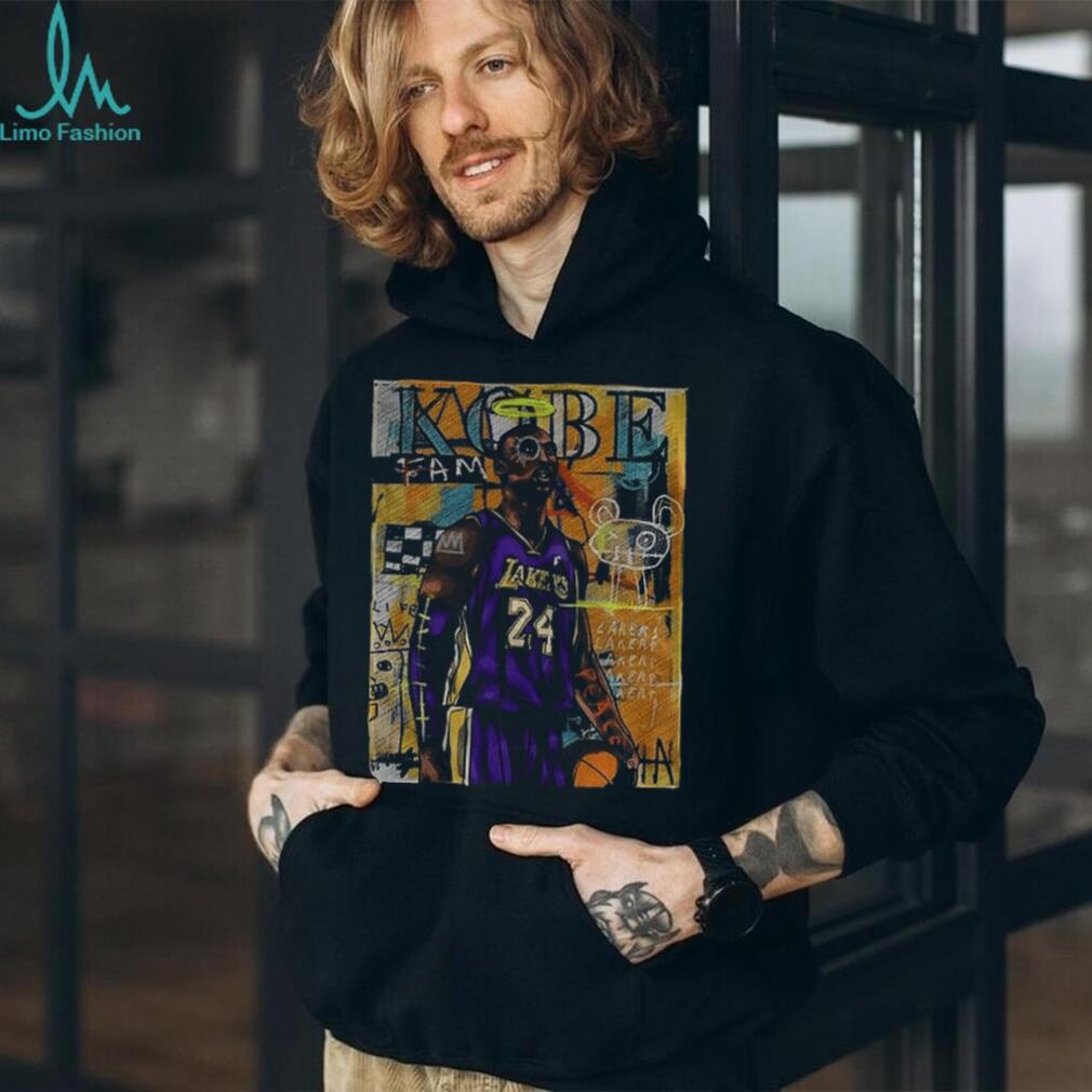 Kobe Bryant Los Angeles Lakers star portrait art shirt