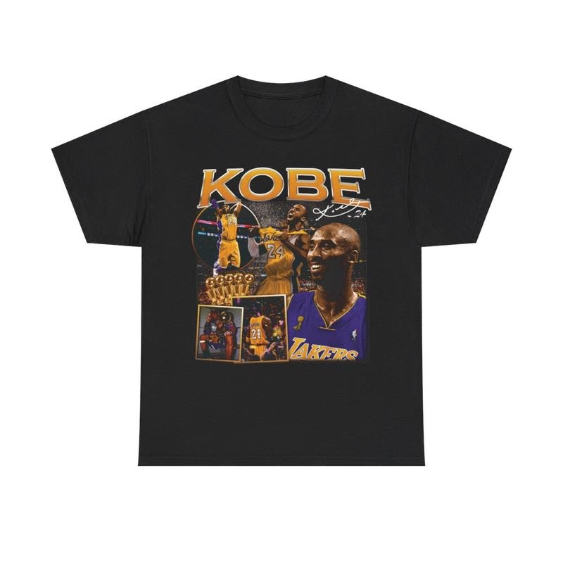 Kobe Inspired Vintage Graphic Tee Casual Cotton Menswear Top Man Tshirt Hoodie, Sweatshirt | PureTeeCo.com