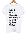 Kris Kim kourtney Khloe Kendall Kylie kardashian fan shirt Hoodie, Sweatshirt | PureTeeCo.com