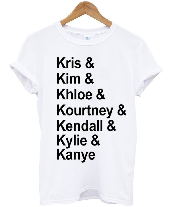 Kris Kim kourtney Khloe Kendall Kylie kardashian fan shirt Hoodie, Sweatshirt | PureTeeCo.com