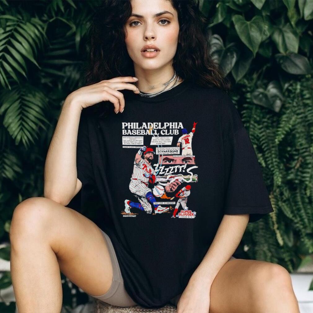 Kyle Schwarber Philadelphia Baseball Club Schwarbomb Super Slugger Issue shirt