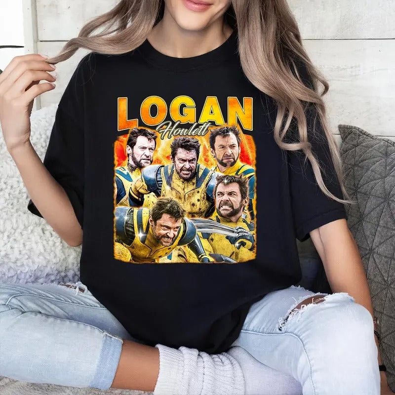 L0gan Howlett Shirt, Hugh T Shirt Jackman T Shirt Gift For Woman and Man Unisex T-Shirt Hoodie, Sweatshirt | PureTeeCo.com