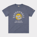 La Salle Basketball "Philly Style" Vintage Heavyweight Tee Hoodie, Sweatshirt | PureTeeCo.com
