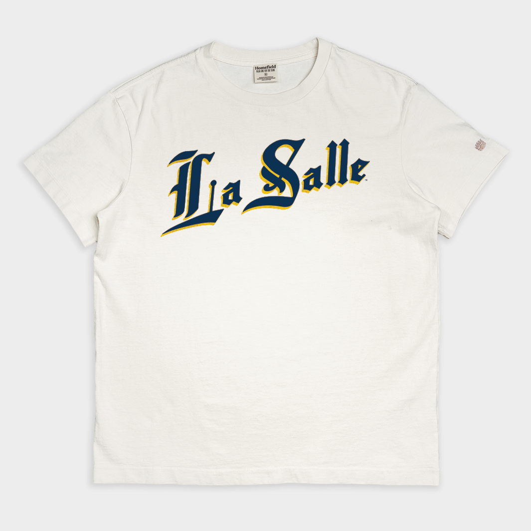 La Salle Explorers Gothic Vintage Heavyweight Tee Hoodie, Sweatshirt | PureTeeCo.com
