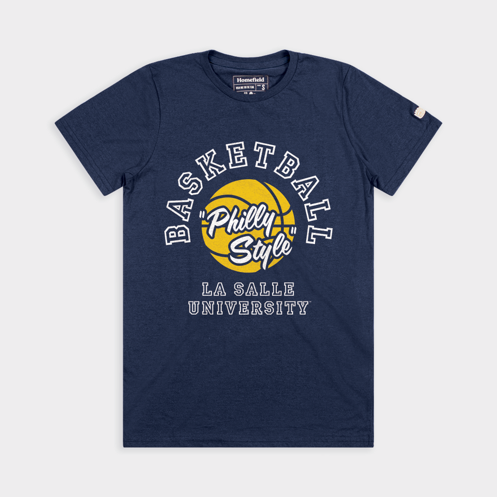 La Salle Basketball "Philly Style" Tee Hoodie, Sweatshirt | PureTeeCo.com