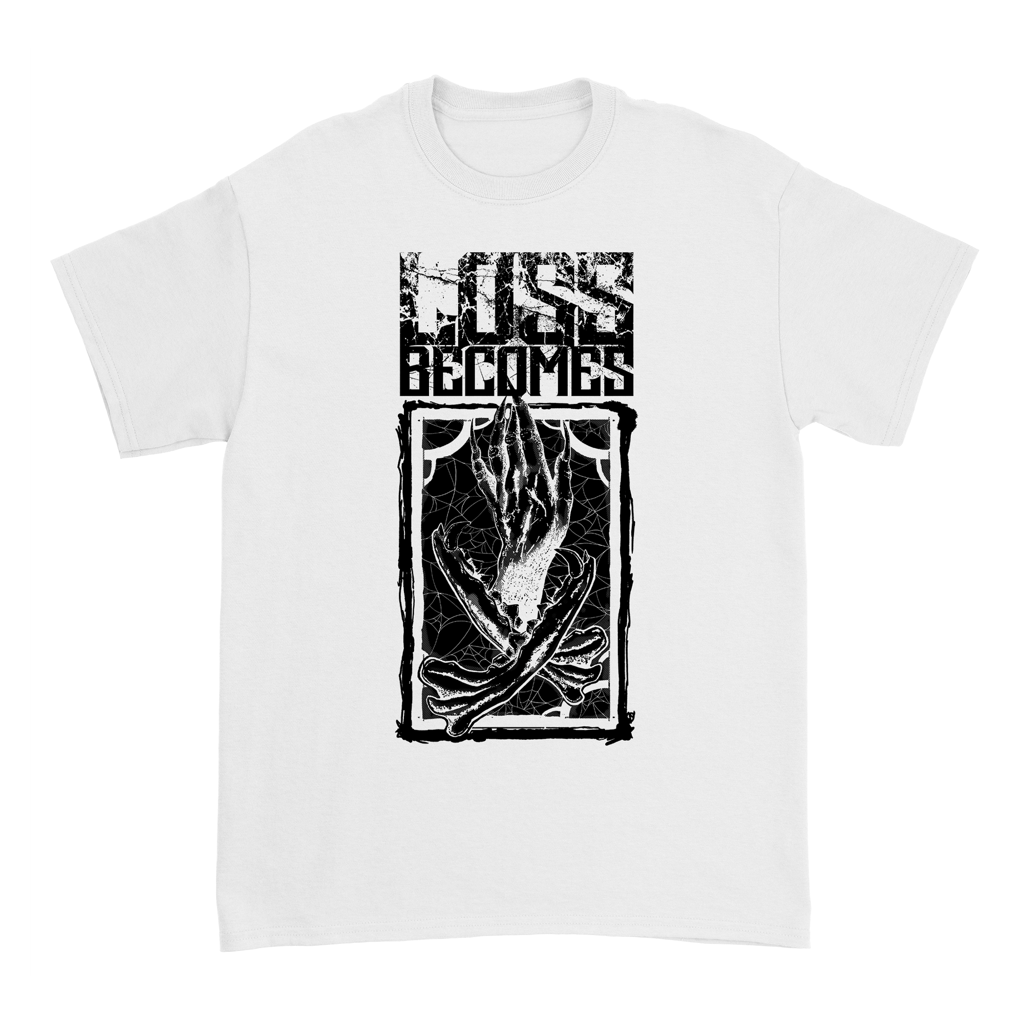 Loss Becomes - Broken Mirror White T-Shirt Hoodie, Sweatshirt | PureTeeCo.com