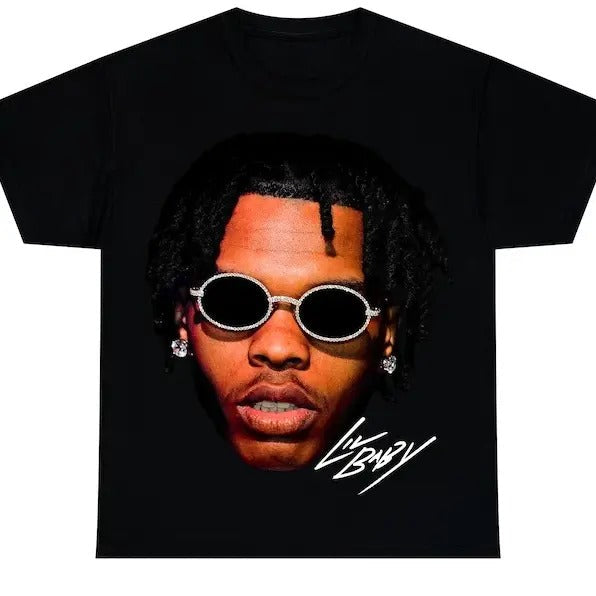 LIL BABY T-SHIRT  Rap Tee Concert Merch  Harder Than Ever Young Thug Gunna Hip Hop Graphic Printstyle{n002}2 Hoodie,...