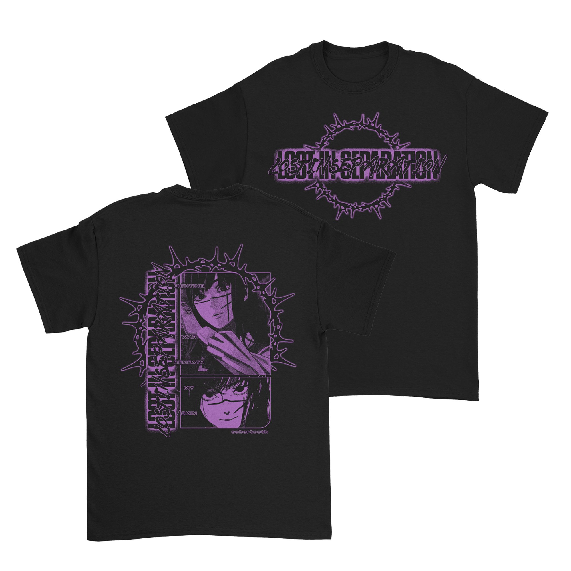 Lost In Separation - Anime T-Shirt Hoodie, Sweatshirt | PureTeeCo.com (Image 1)