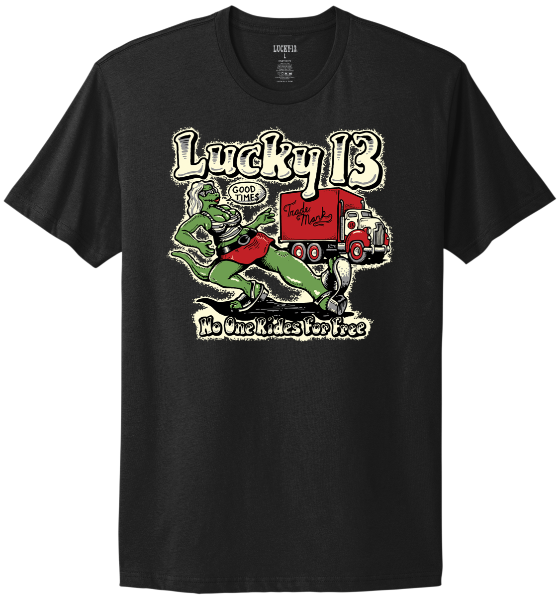LOT LIZARD Comfort Tee Hoodie, Sweatshirt | PureTeeCo.com (Image 1)