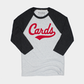 Louisville "Cards" Script Baseball Tee Hoodie, Sweatshirt | PureTeeCo.com
