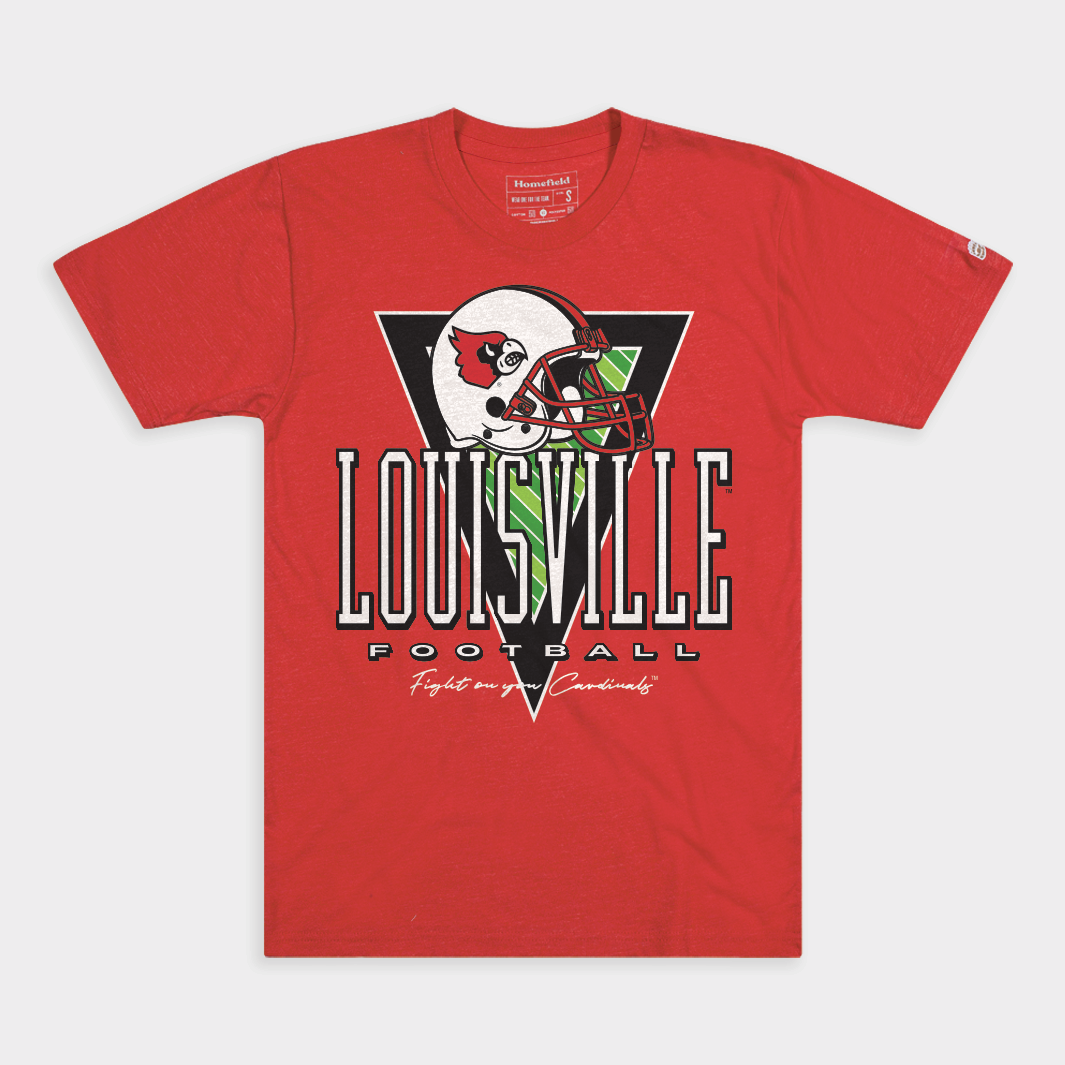 Louisville Cardinals Football Helmet Tee Hoodie, Sweatshirt | PureTeeCo.com
