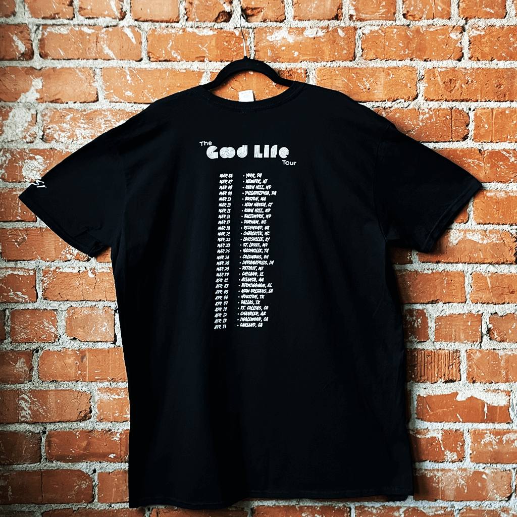 Posing Tour Date Black T-Shirt Hoodie, Sweatshirt | PureTeeCo.com (Image 3)