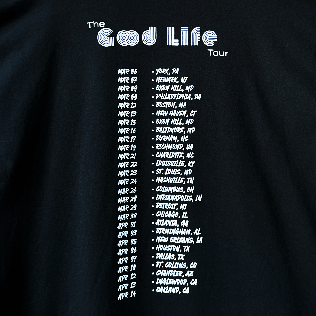 Posing Tour Date Black T-Shirt Hoodie, Sweatshirt | PureTeeCo.com (Image 2)