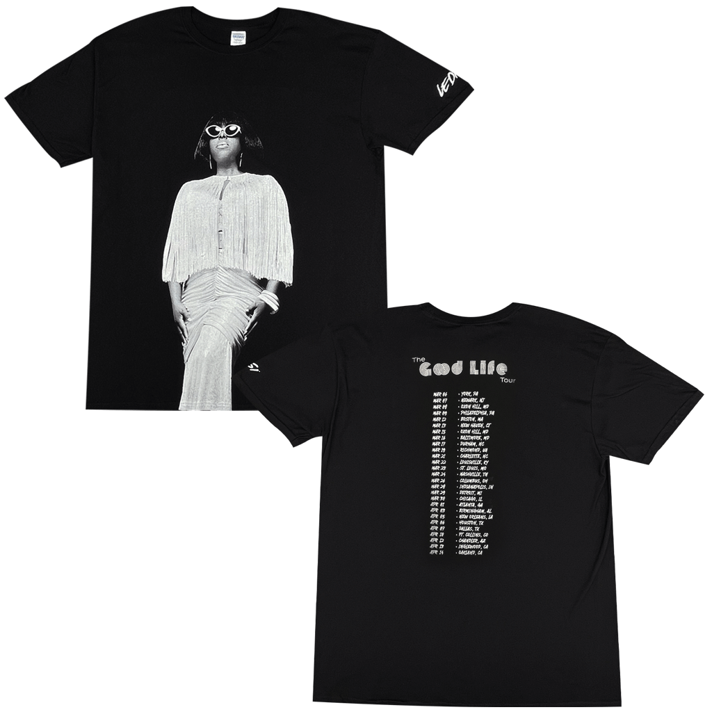 Posing Tour Date Black T-Shirt Hoodie, Sweatshirt | PureTeeCo.com (Image 1)