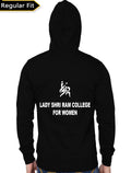 Lady Shri Ram College Black Hoodie T-Shirts, Sweatshirt | PureTeeCo.com