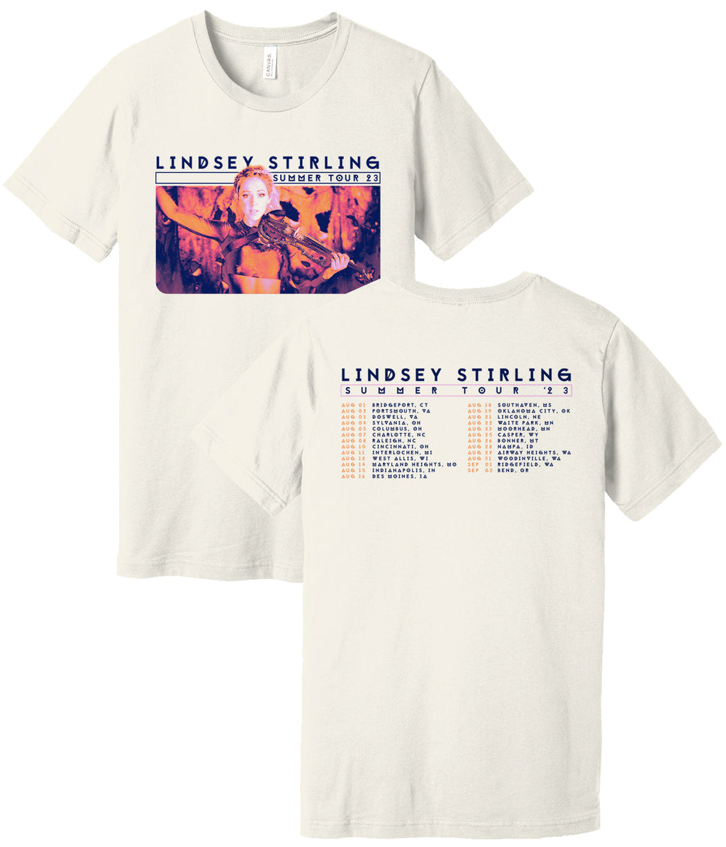 Lindsey Stirling Gradient 2023 Tour Shirt Hoodie, Sweatshirt | PureTeeCo.com (Image 1)