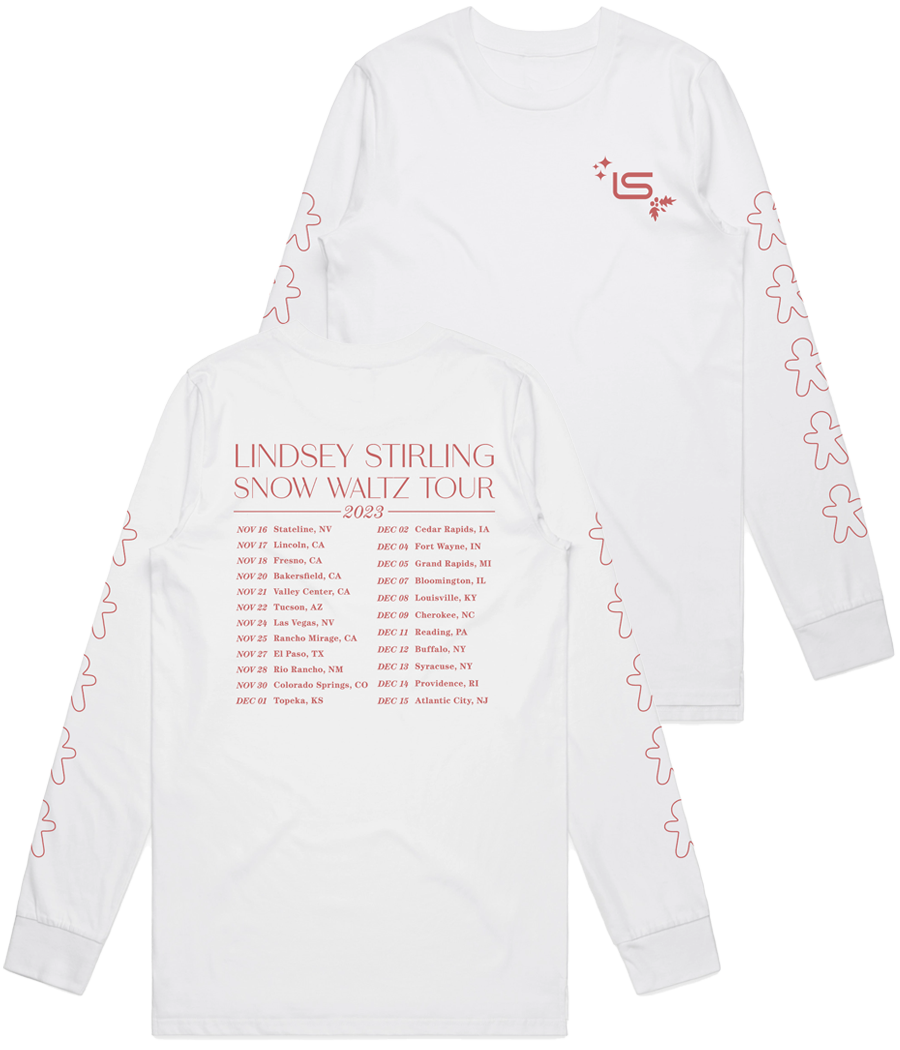 Lindsey Stirling Holly 2023 Winter Tour Longsleeve Shirt Hoodie, Sweatshirt | PureTeeCo.com