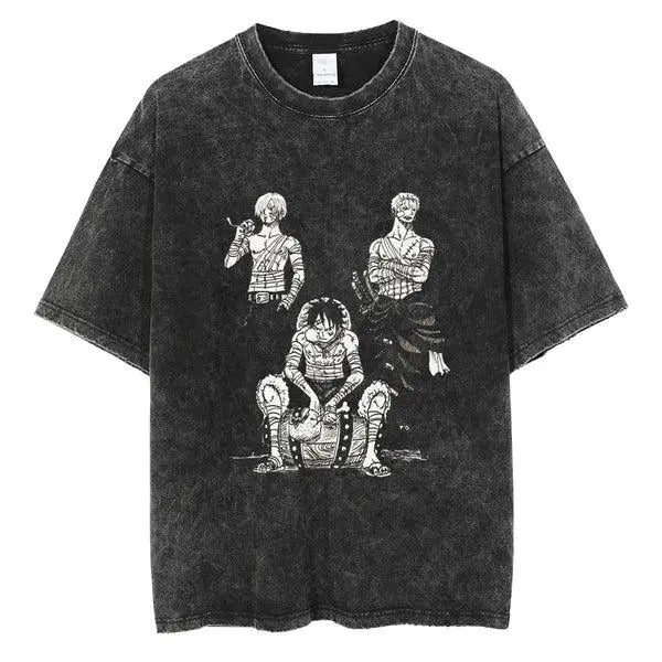 LUFFIxS4NJIxZ0RO VINTAGE TEE, ANIME VINTAGE WASHED TEE Sweatshirt, Hoodie, Comfort Colors | PureTeeCo.com