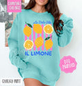 La Dolce Vita Comfort Colors Sweatshirt, Trendy Women's Crewneck T-Shirts, Hoodie | PureTeeCo.com