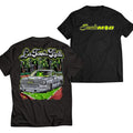 La Tennis Ball Pickup Truck Tee, Men's Car Lover T-Shirt, Automotive Graphic Tennis Shirt, Casual Apparel for Car and...