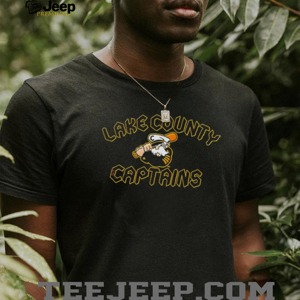 Lake County Captains Baseball Mascot Retro Sports T Shirt