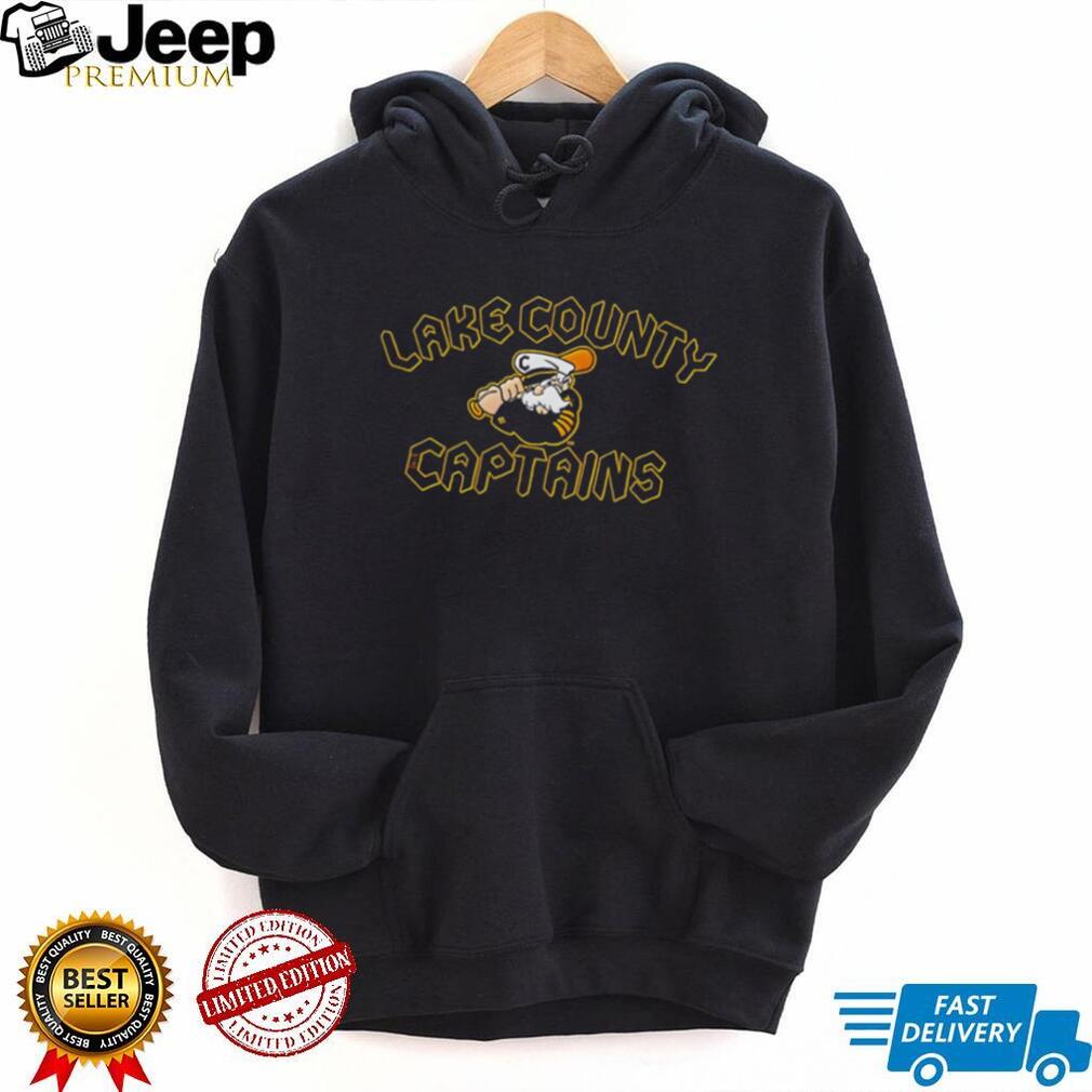 Lake County Captains Baseball Mascot Retro Sports T Shirt