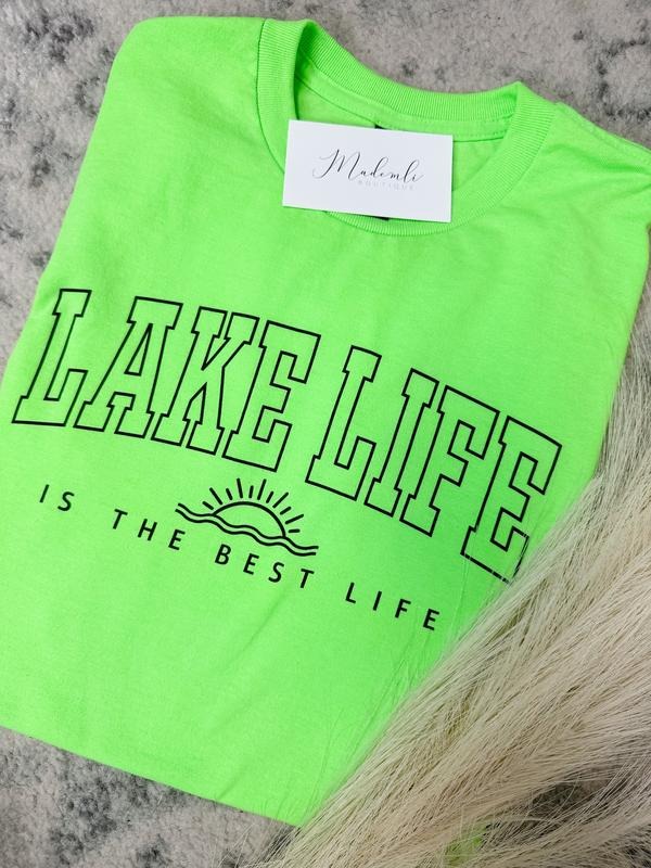 Lake Life Graphic Tee Hoodie, Sweatshirt | PureTeeCo.com