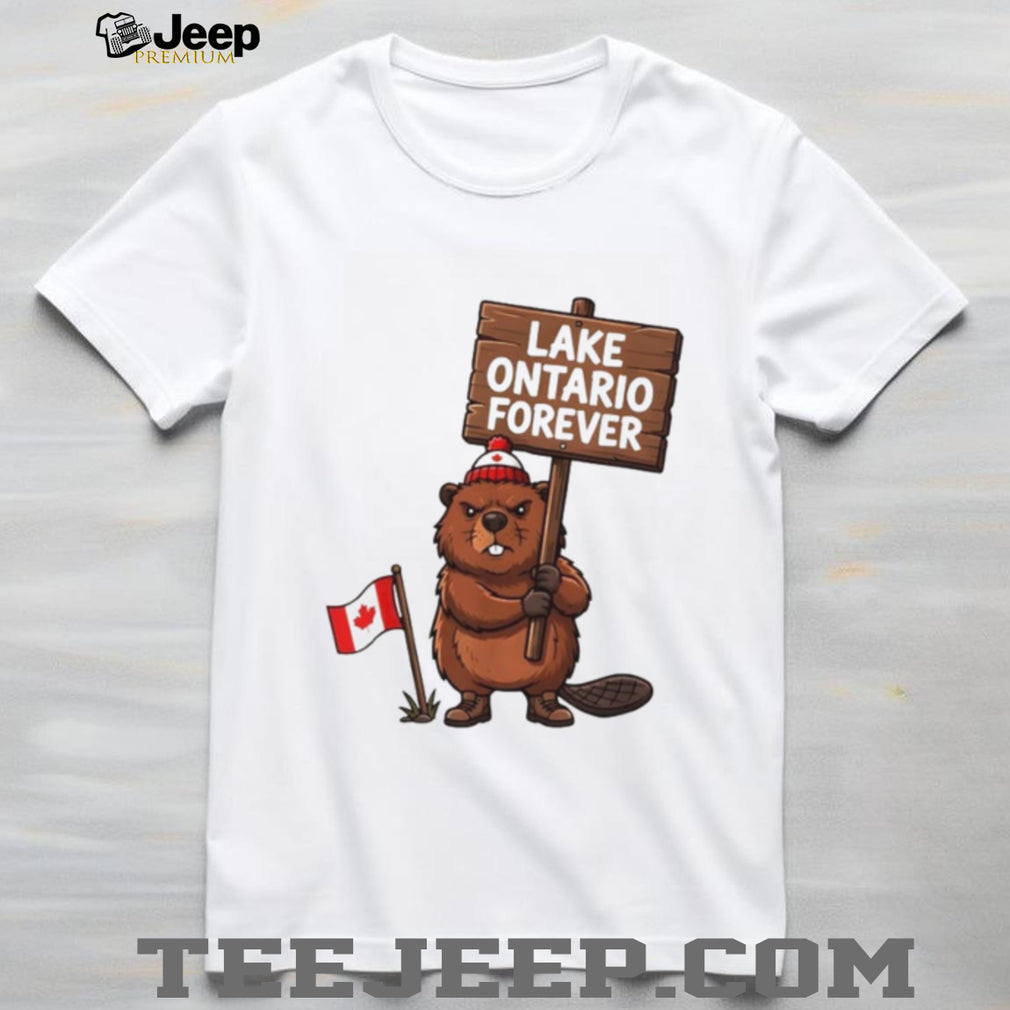 Lake Ontario Forever Beaver with Canadian Flag shirt