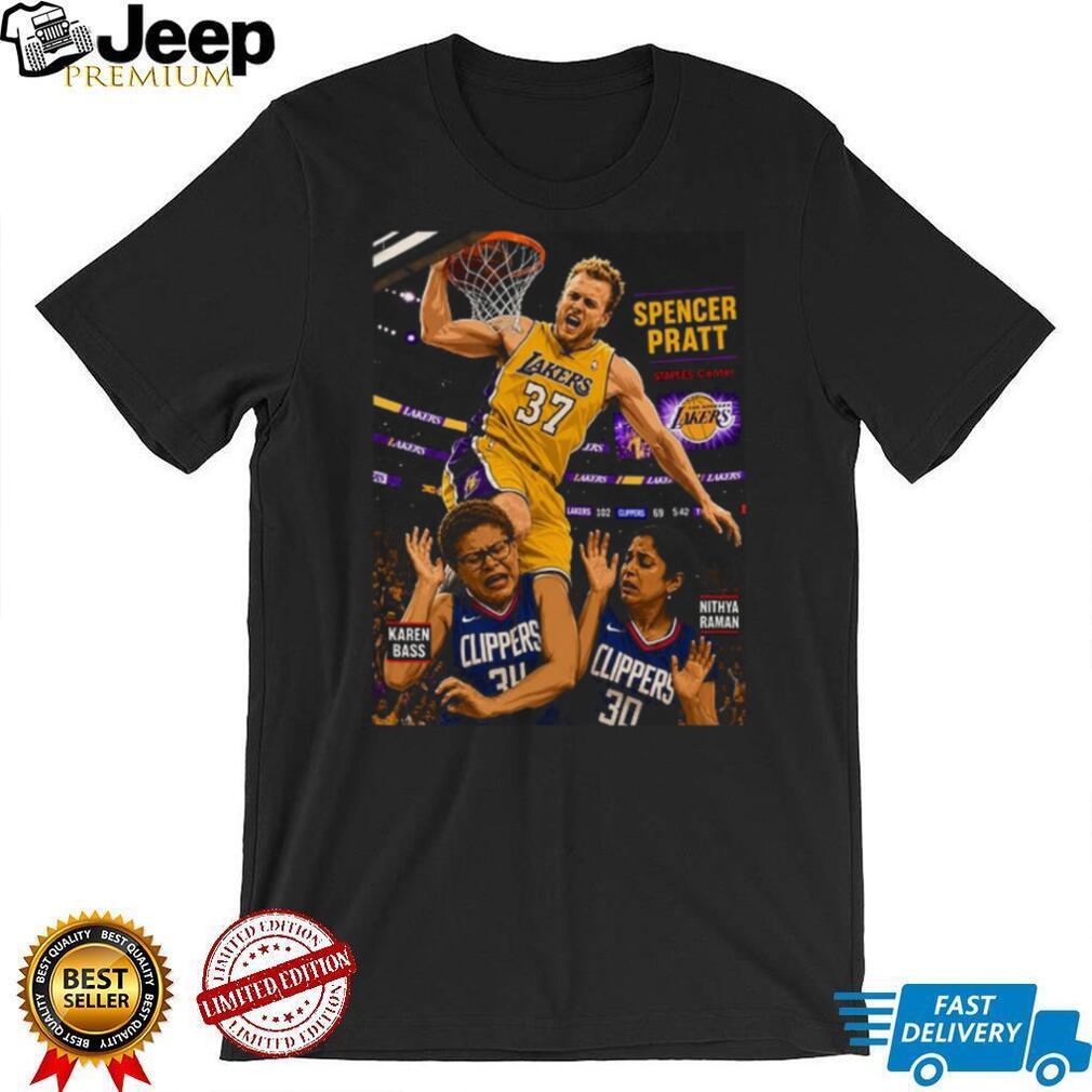 Lakers Spencer Pratt Slam Dunk vs Clippers Graphic T Shirt