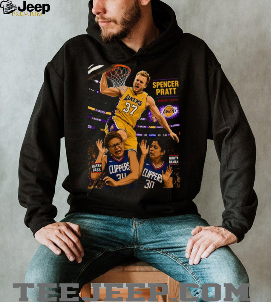 Lakers Spencer Pratt Slam Dunk vs Clippers Graphic T Shirt