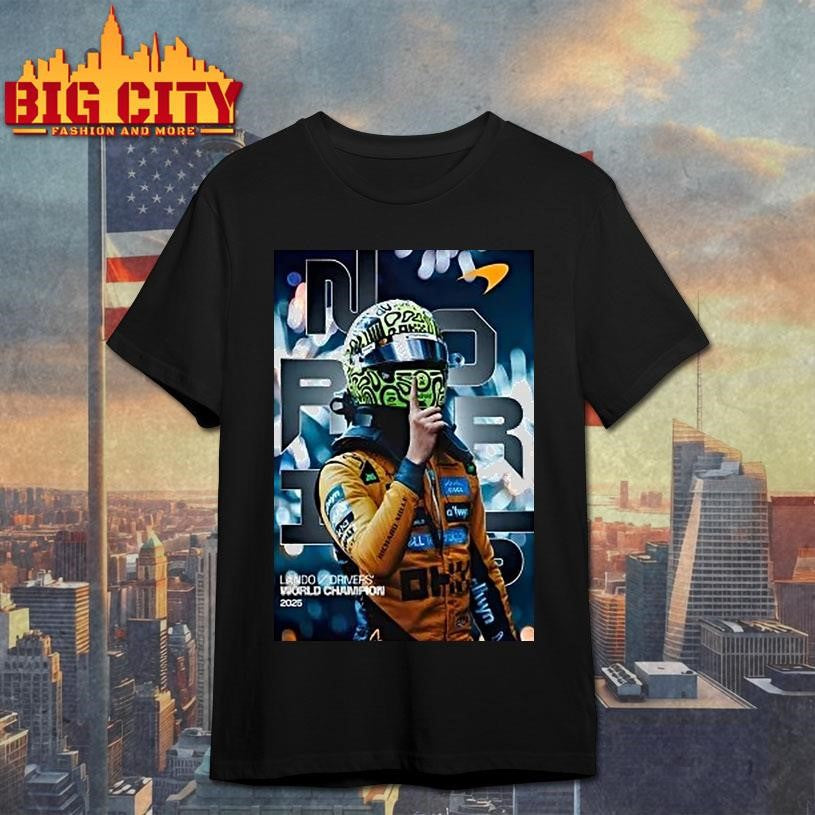 Lando Norris 2025 World Drivers Championship Win Shirt