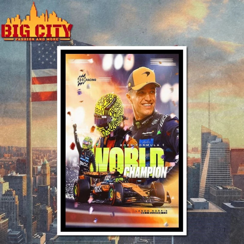 Lando Norris World Champion Formula One 2025 Poster shirt
