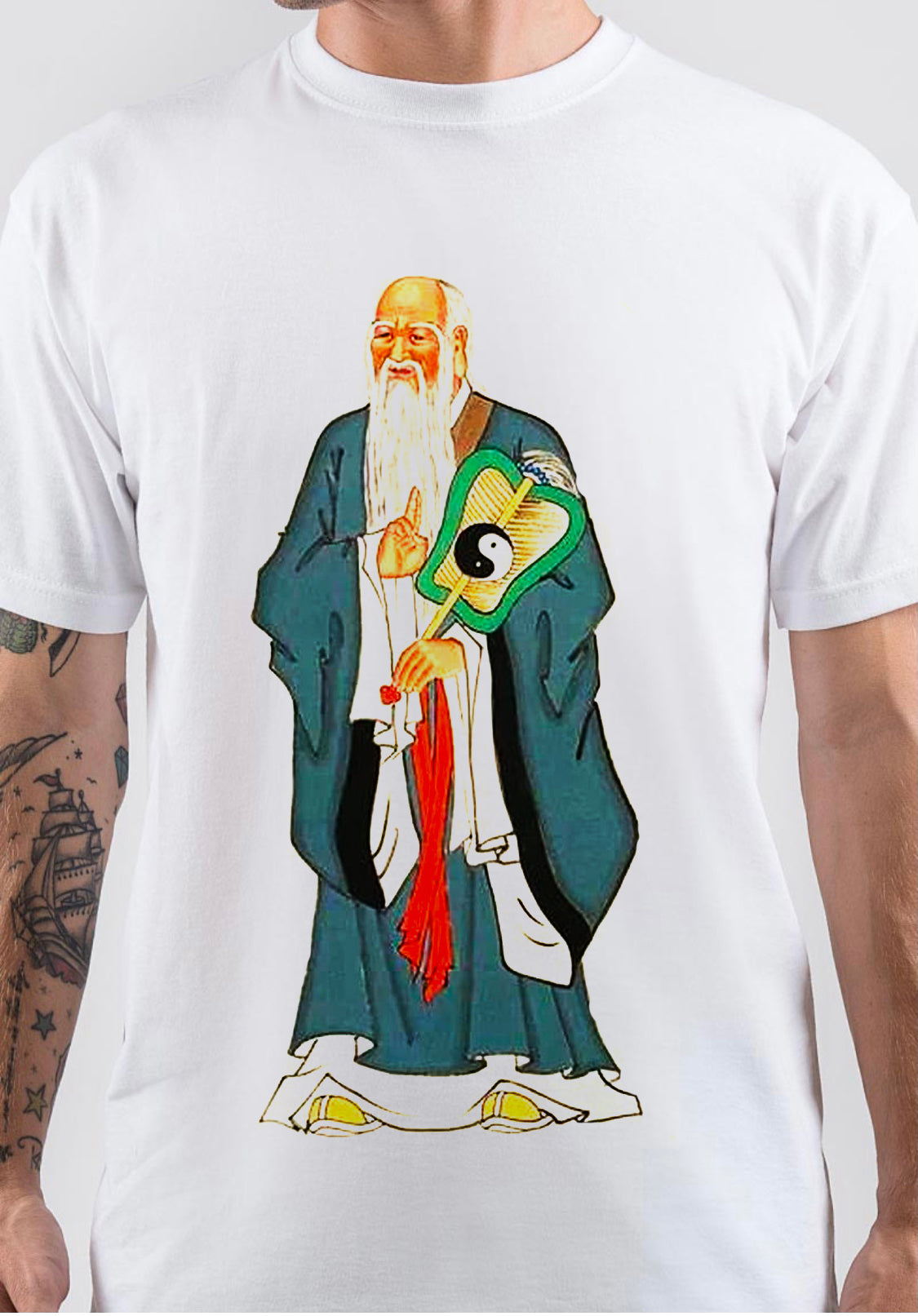 Laozi Art T-Shirt Style002 Hoodie, Sweatshirt | PureTeeCo.com