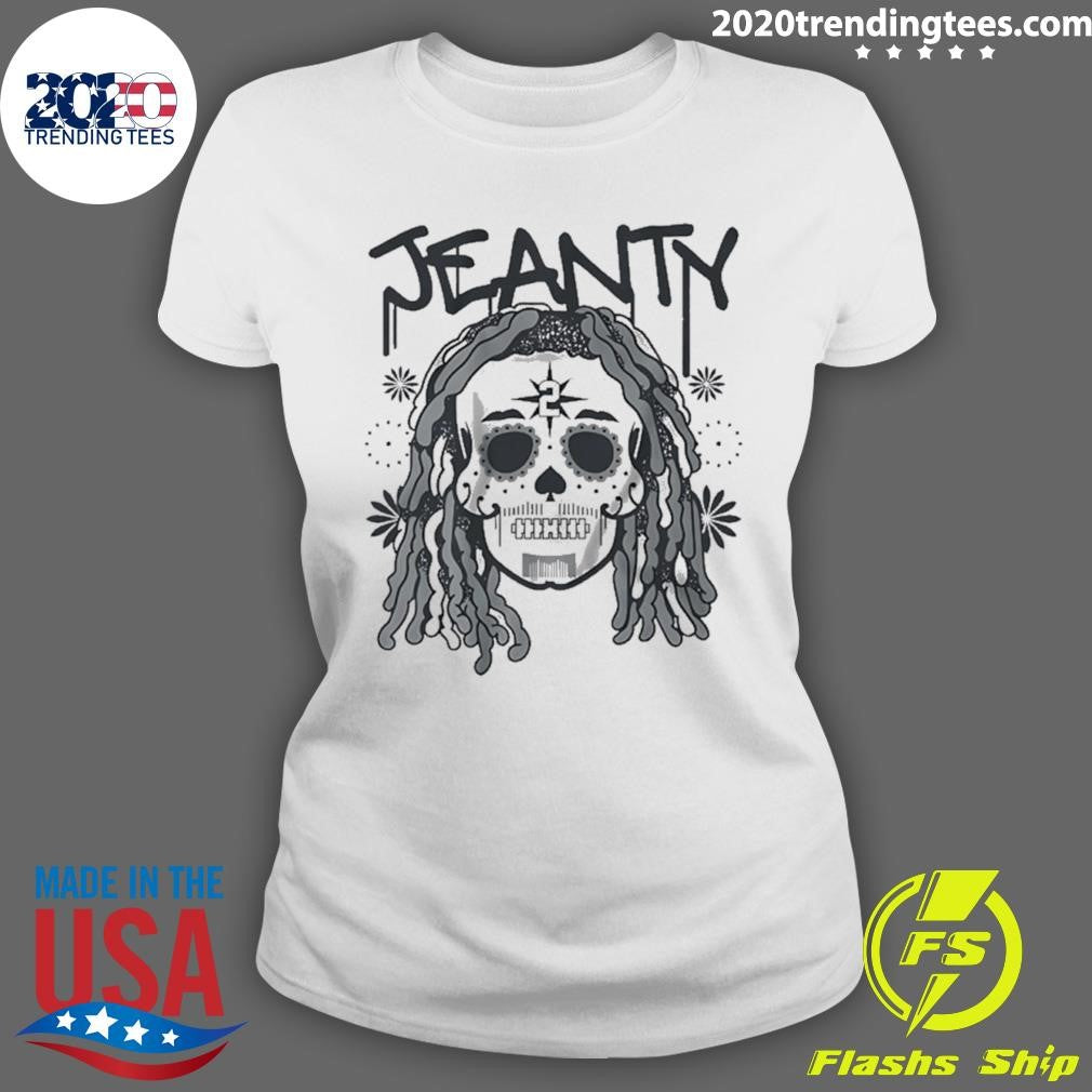Las Vegas Ashton Jeanty Sugar Skull Remix T-Shirt