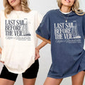 Last Sail Before The Veil Nautical Bachelorette Shirt Fisherman Aesthetic Coastal Granddaughter Ocean Inspired Style...